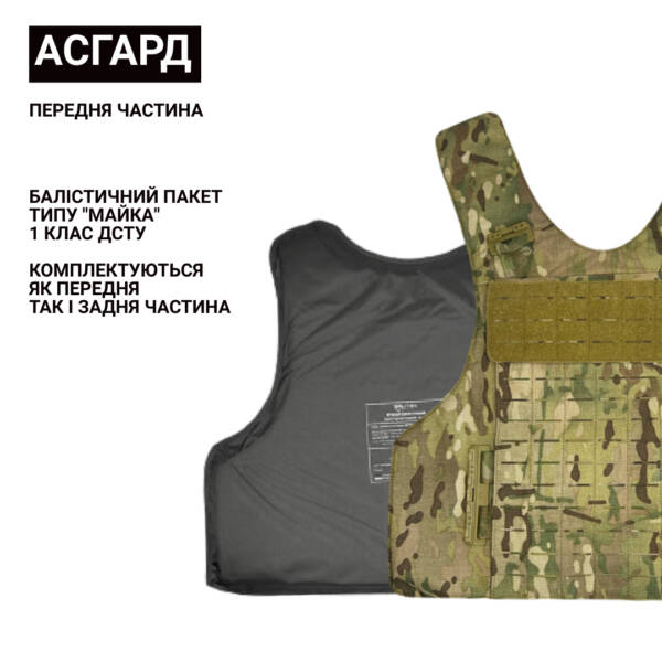 Акційний Набір – Тактична Плитоноска АСГАРД з РПС Yakeda 2.0 MultiCam – 6 підсумків у комплекті - Зображення 12