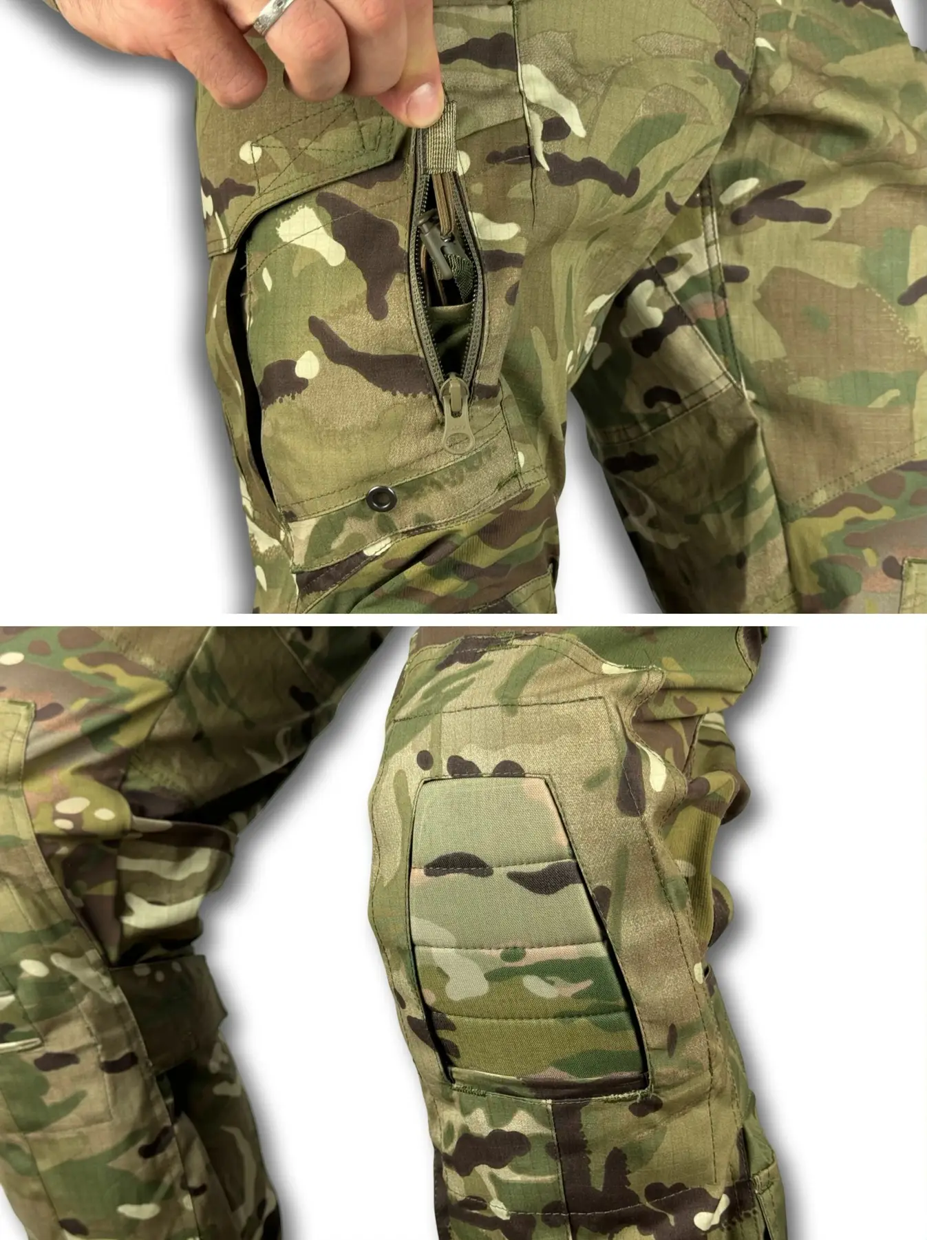 Тактичні штани Raptor «FLEX» з наколінниками та еластичними вставками Мультикам - Зображення 6
