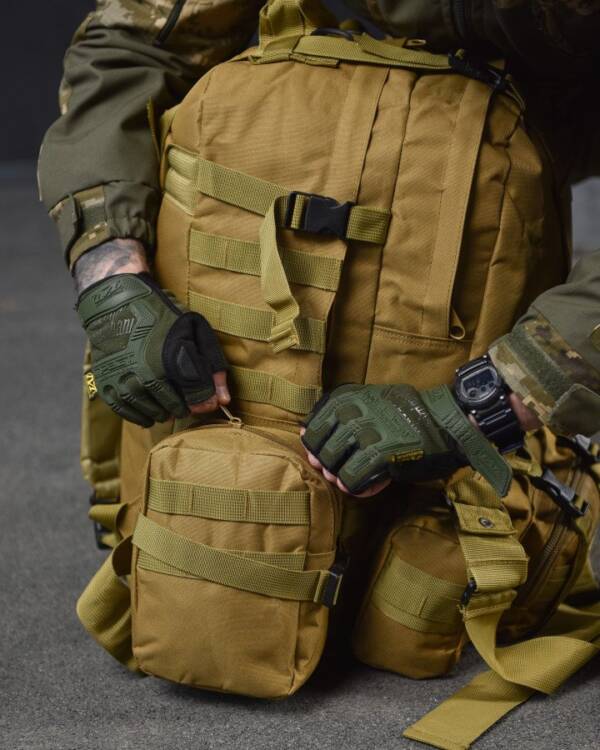 Тактичний рюкзак Bresh Coyote 65L - Зображення 9