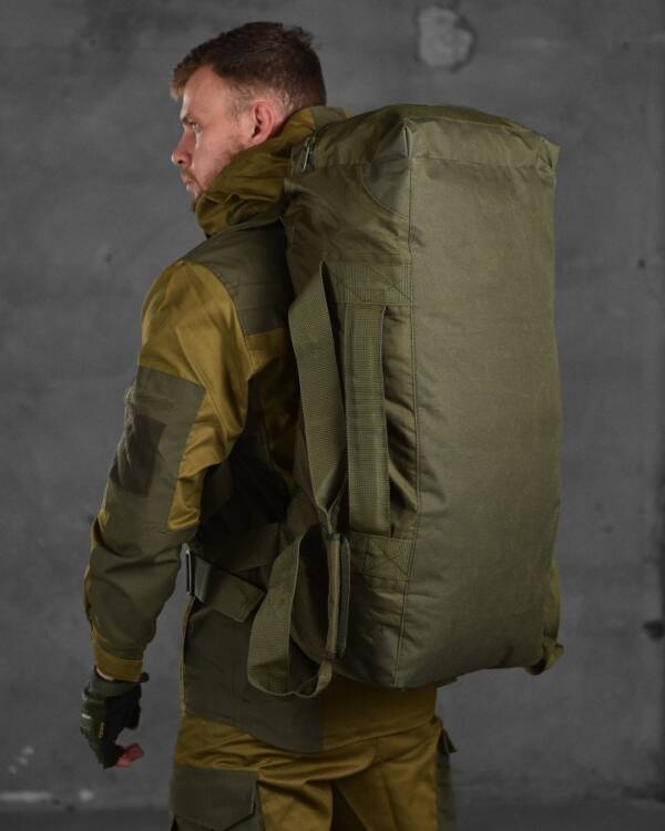 Баул тактичний Cordura олива ВТ2002 - Зображення 2