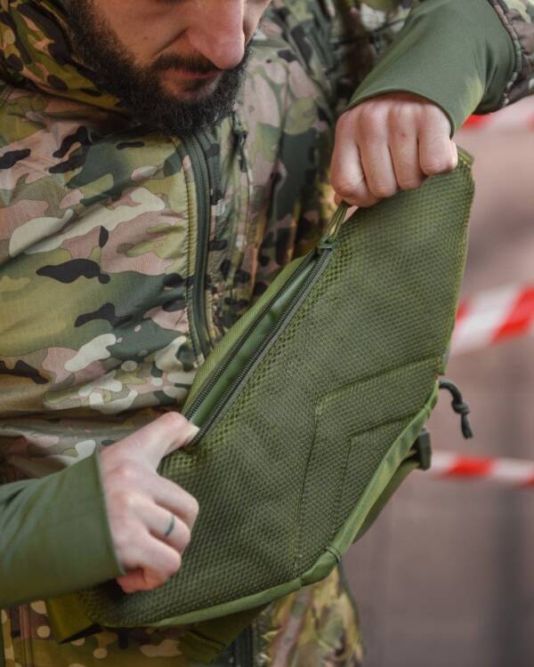 Тактична сумка на пояс або через плече Олива ВТ3767 - Зображення 5