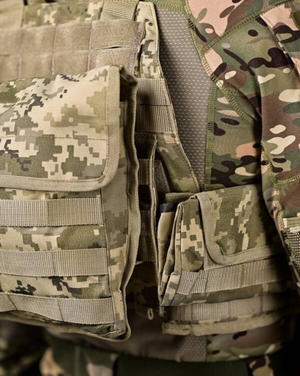Плитоноска з 4 швидкими скиданнями Cordura (піксель) ВТ7930 - Зображення 10