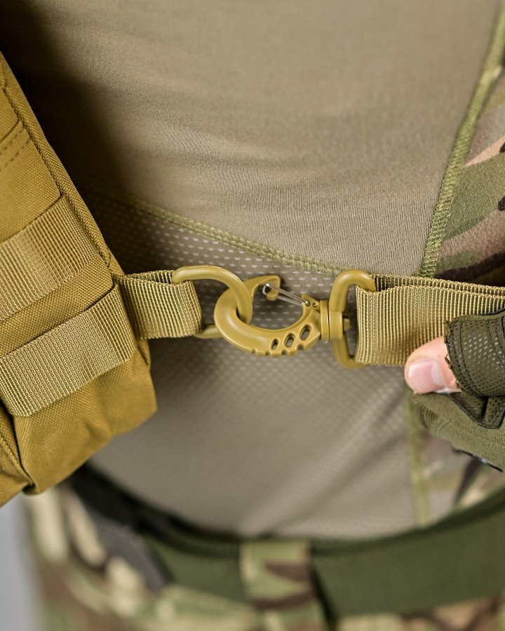 Тактична нагрудна сумка-слінг PRACTIC Койот ДЛ6243 - Зображення 6