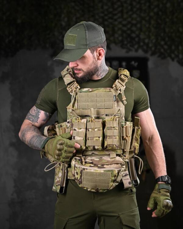 Плитоноска + РПС ATACK TIMUCHIN Multicam ДЛ7140 - Зображення 2