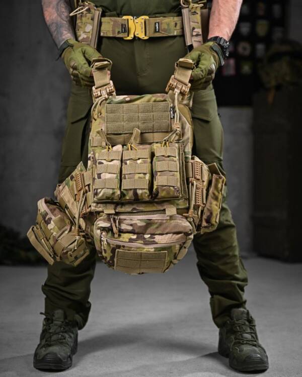 Плитоноска + РПС ATACK TIMUCHIN Multicam ДЛ7140 - Зображення 3