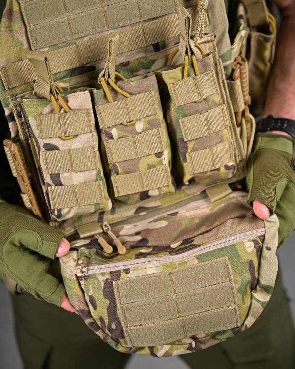 Плитоноска + РПС ATACK TIMUCHIN Multicam ДЛ7140 - Зображення 4