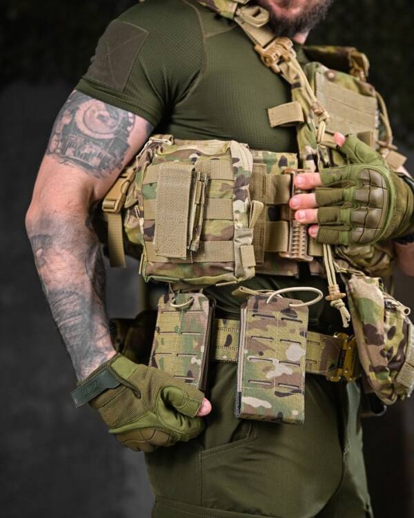 Плитоноска + РПС ATACK TIMUCHIN Multicam ДЛ7140 - Зображення 6